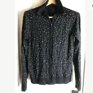 NWT YMC (You Must Create) Zip Jacket  SPLATTERED S
